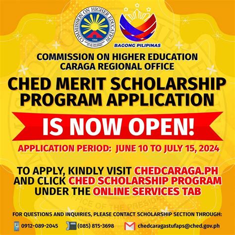 ched caraga portal|CHED MERIT SCHOLARSHIP PROGRAM (CMSP).